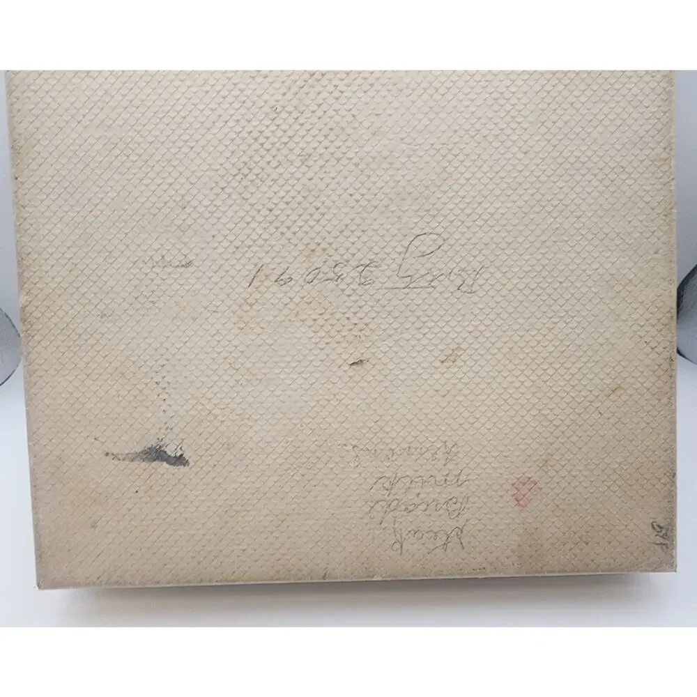 Vintage Faux Book Box Ornate Embossed Lid Photo Keepsake Decor Decorative Box